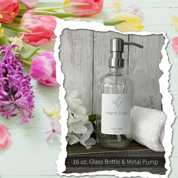 BROWN GLASS SOAP BOTTLES - Picture 2 of 14